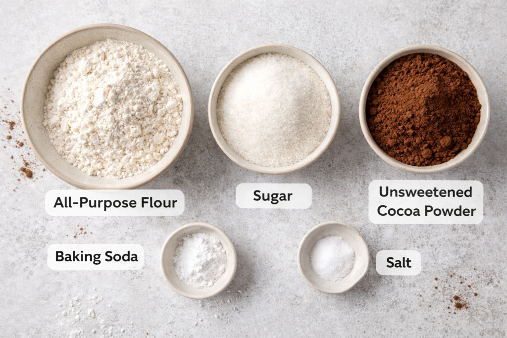 Ingredients for Vegan cake