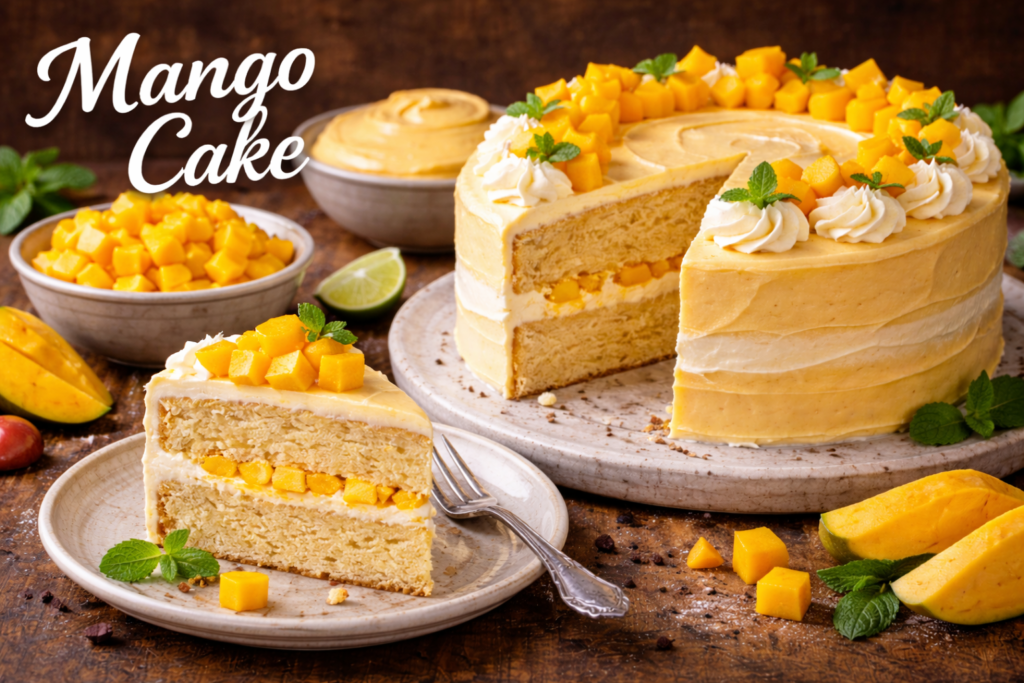 Mango cake