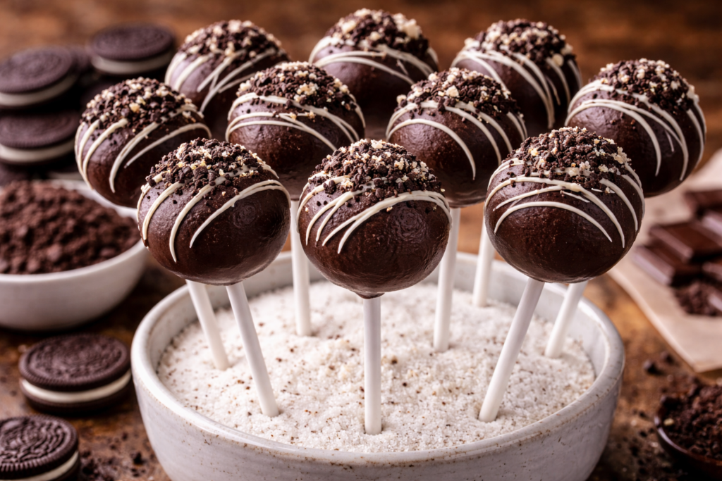 Oreo cake pops