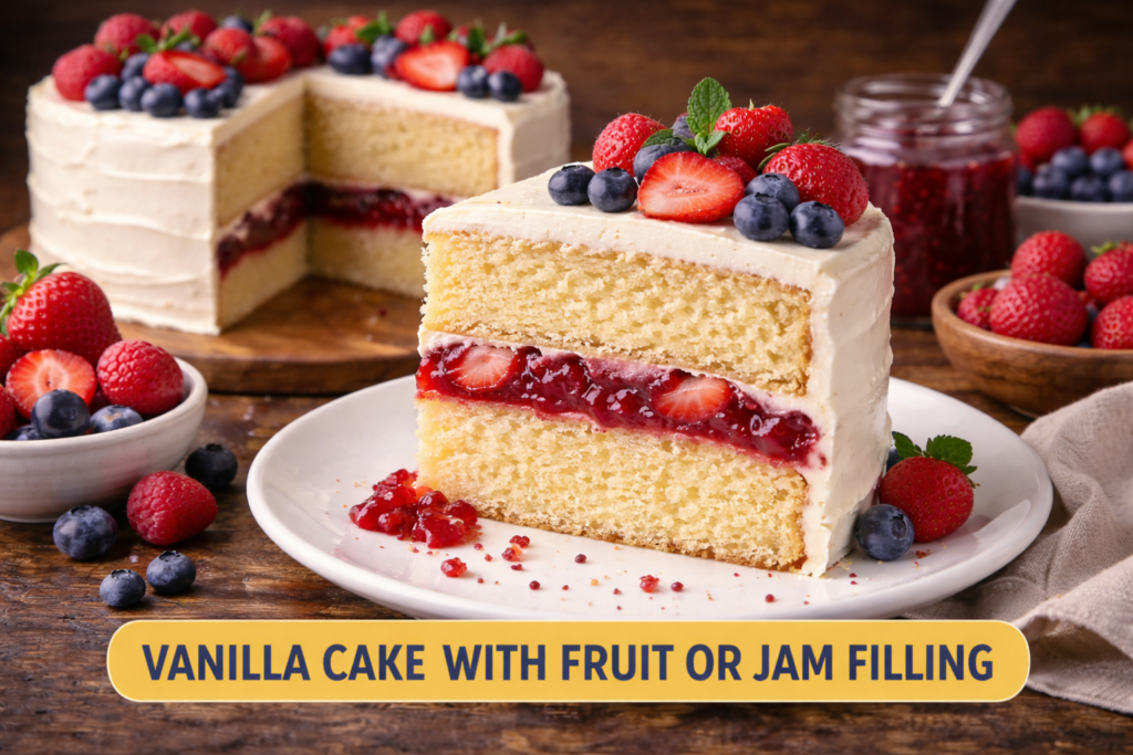 fruit or jam filling